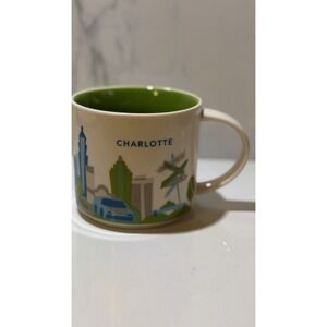 Starbucks Charlotte North Carolina You Are Here Coffee Mug Cup 2014 State Mug